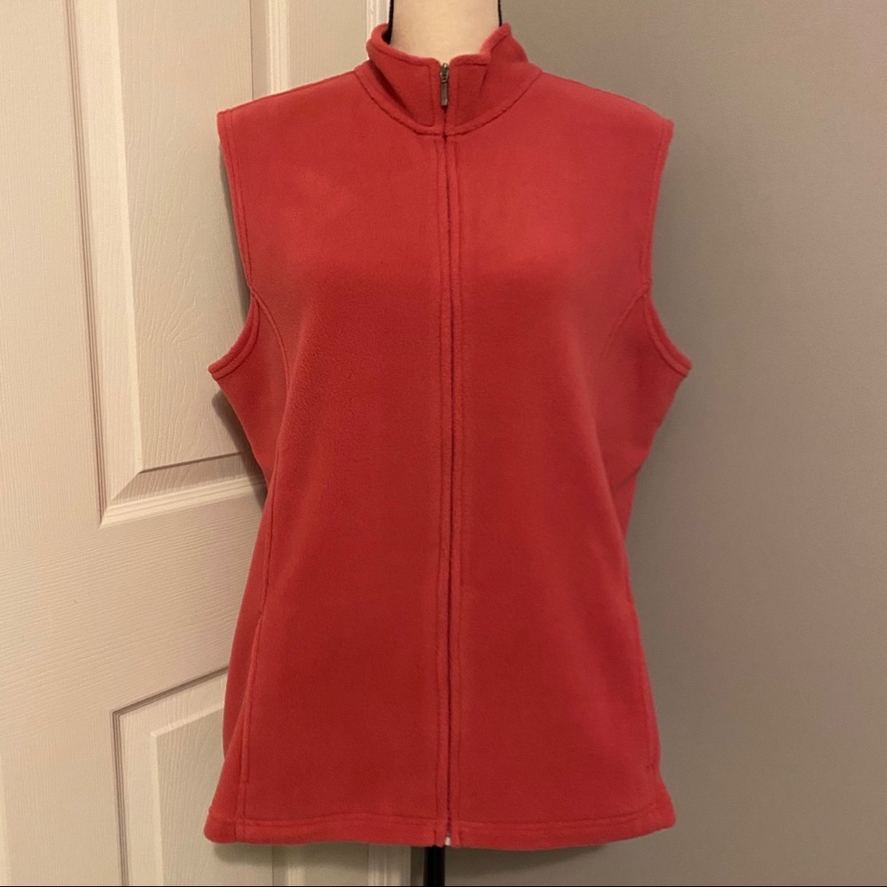 L.L. BEAN Zip-Front Fleece Vest Jacket